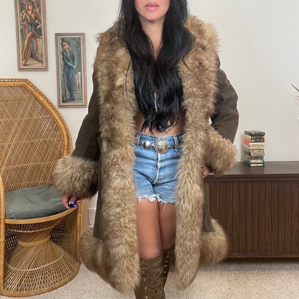 🎸 PENNY LANE AFGHAN COAT | CIRCA 1970’s IN AMAZING CONDITION RARE💎 - Picture 4 of 17